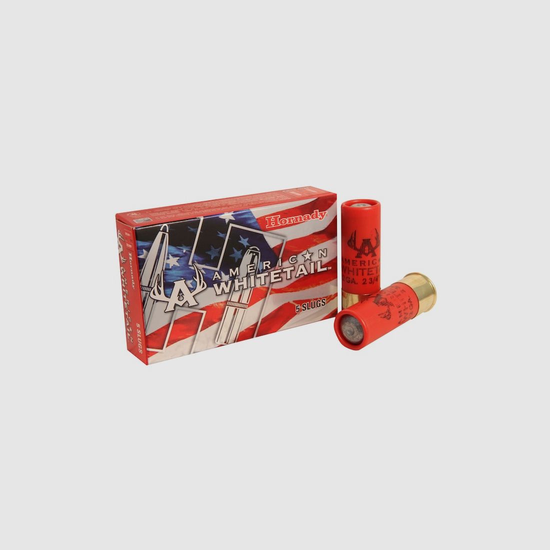 Hornady American Whitetail .12/70 28g Slug 5 Patronen