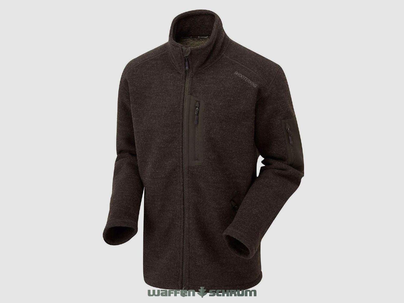 Chaqueta Shooter King Jacke Forest de lana marrón