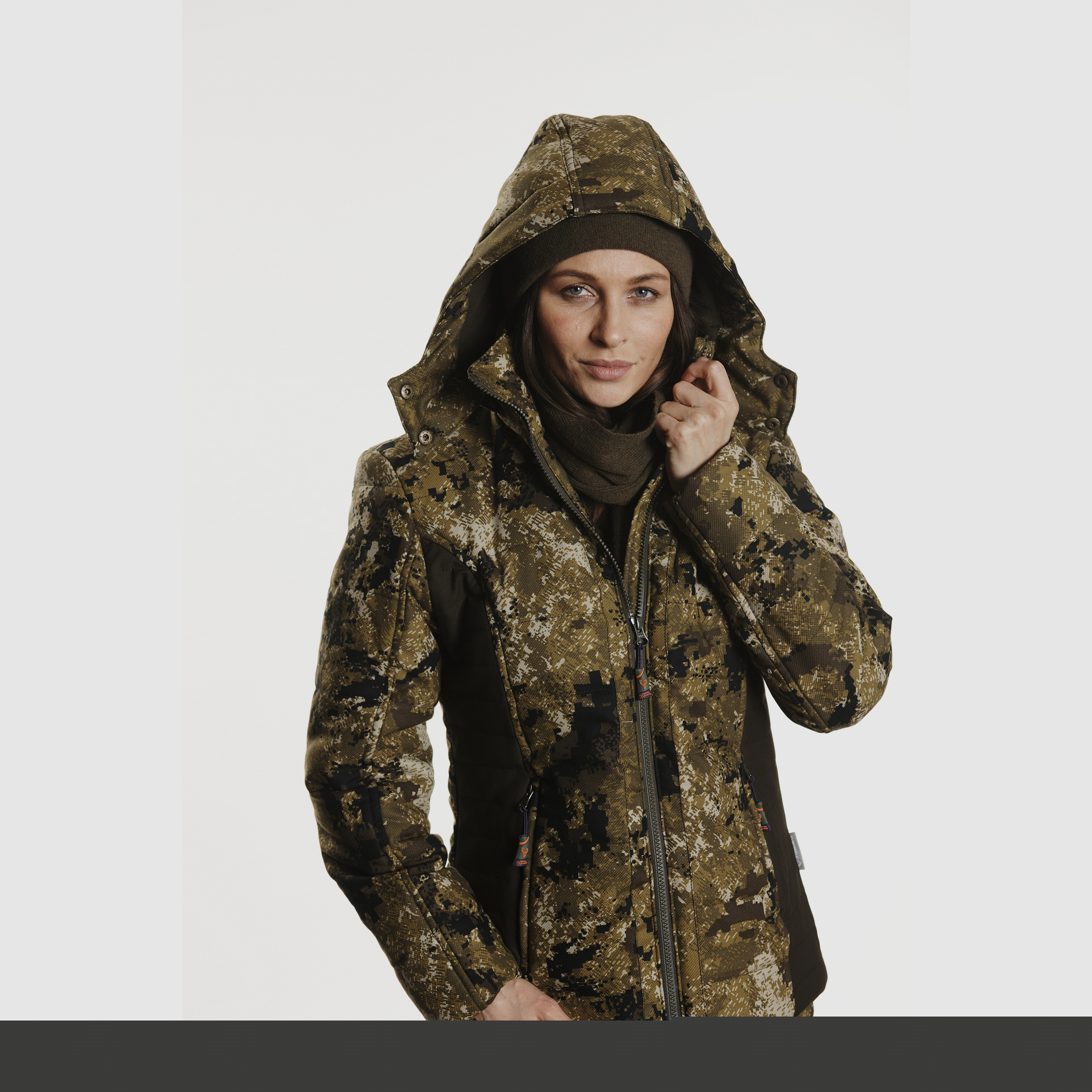 Chaqueta de camuflaje de píxeles para damas OS60 - con relleno Climashield