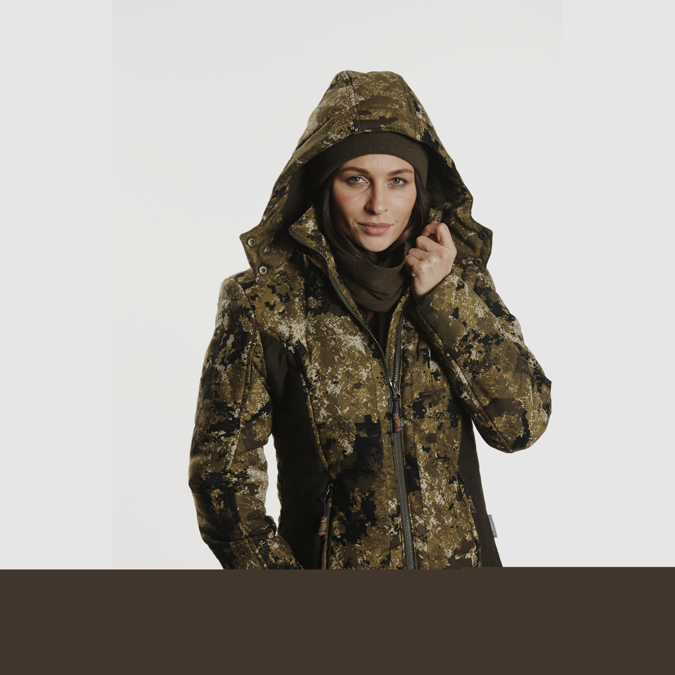 Dames Pixel-Camo-Jack OS60 - met Climashield-vulling
