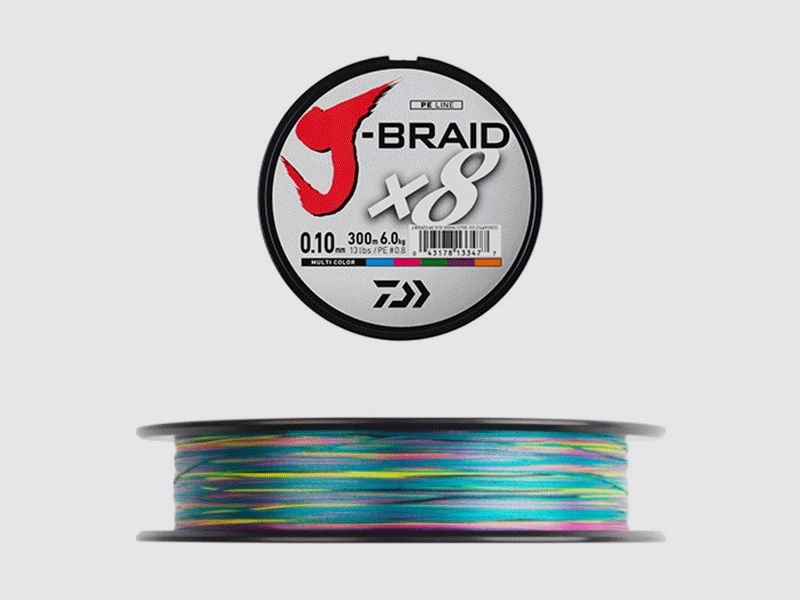 DAIWA TRENZADO J BRAID X8 150M MULTICOLOR