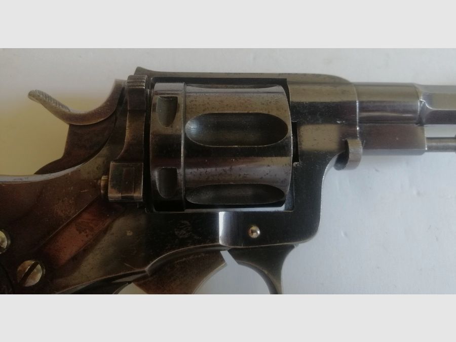 Magnifico revolver svedese 1887 – rara prima produzione Nagant – Numero di serie Mono – Condizioni superbe, immagine 8 di 30