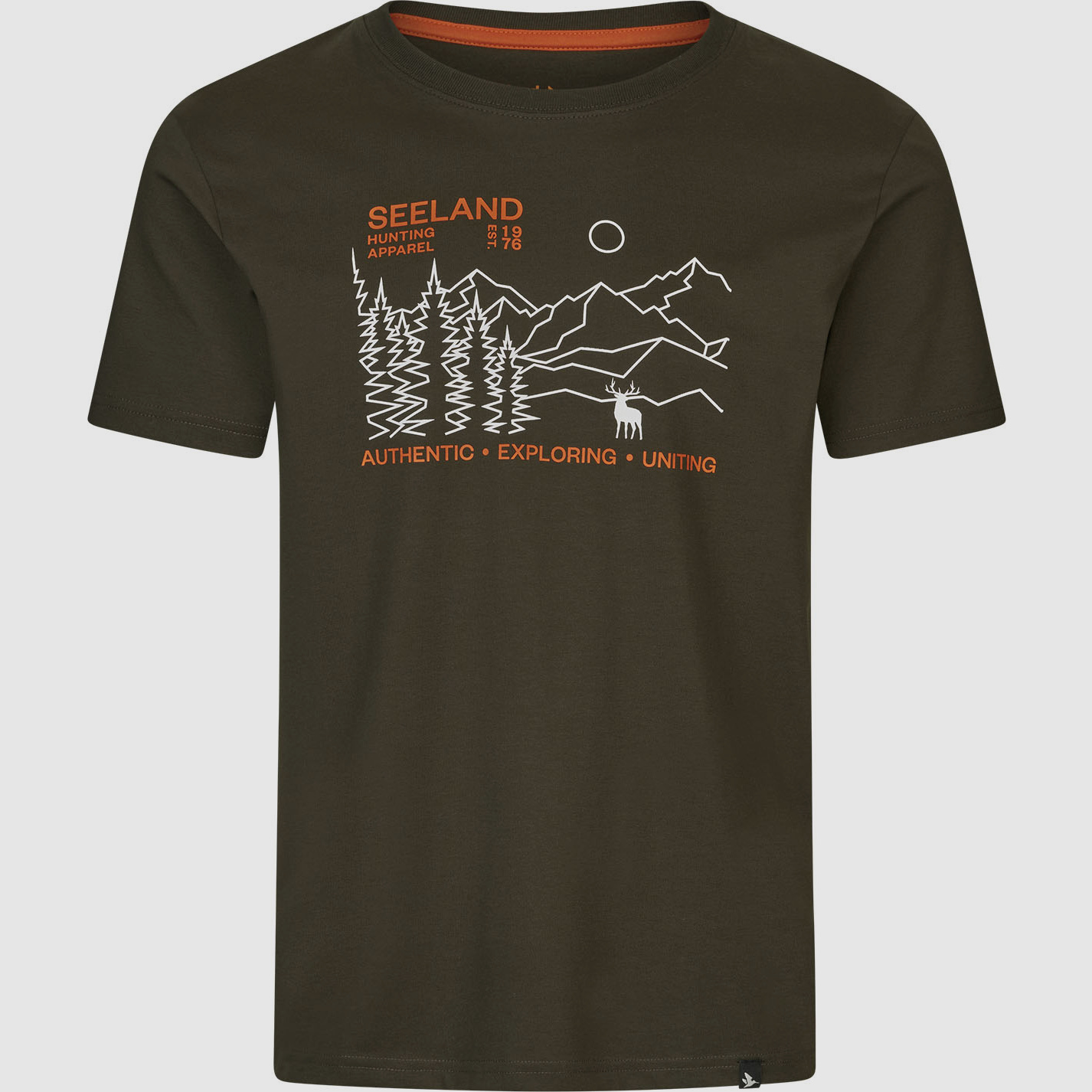 Seeland T-Shirt Landscape Pine Green