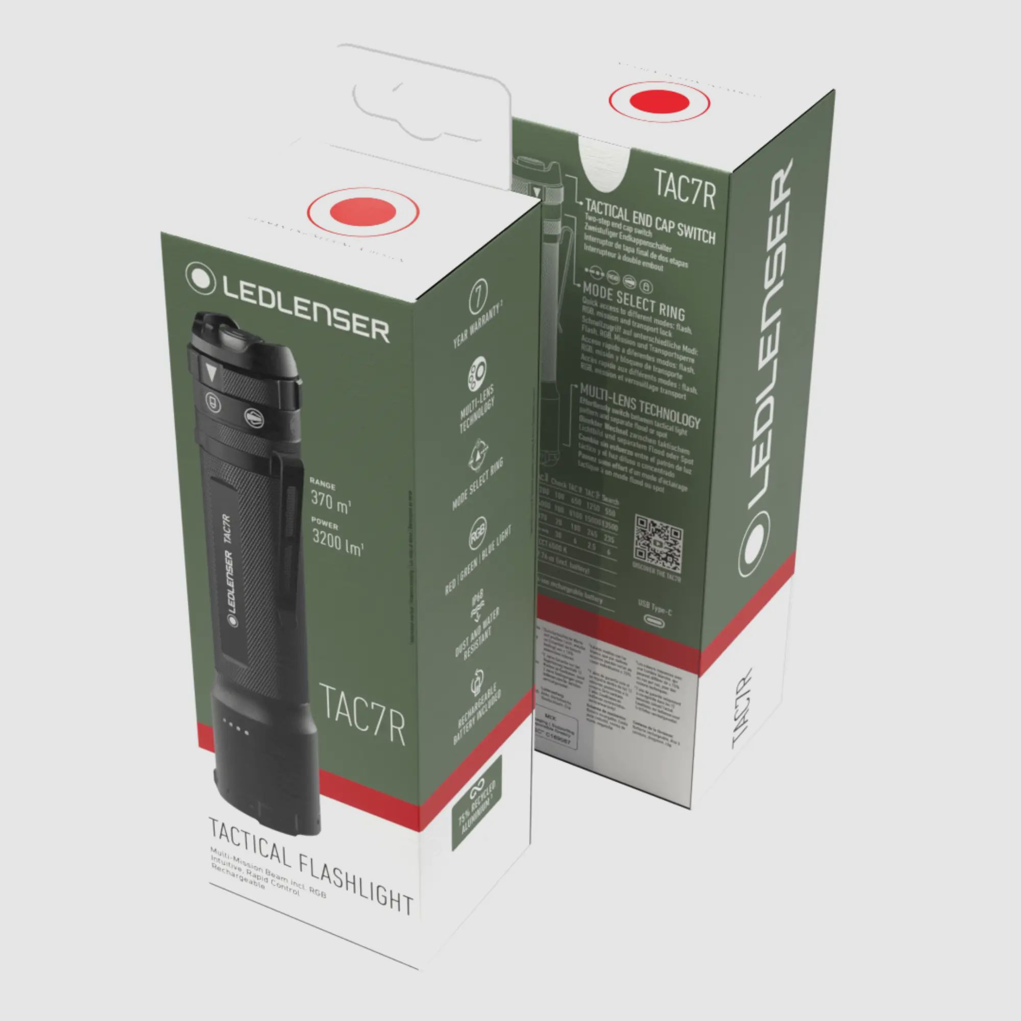 Ledlenser zaklamp TAC7R