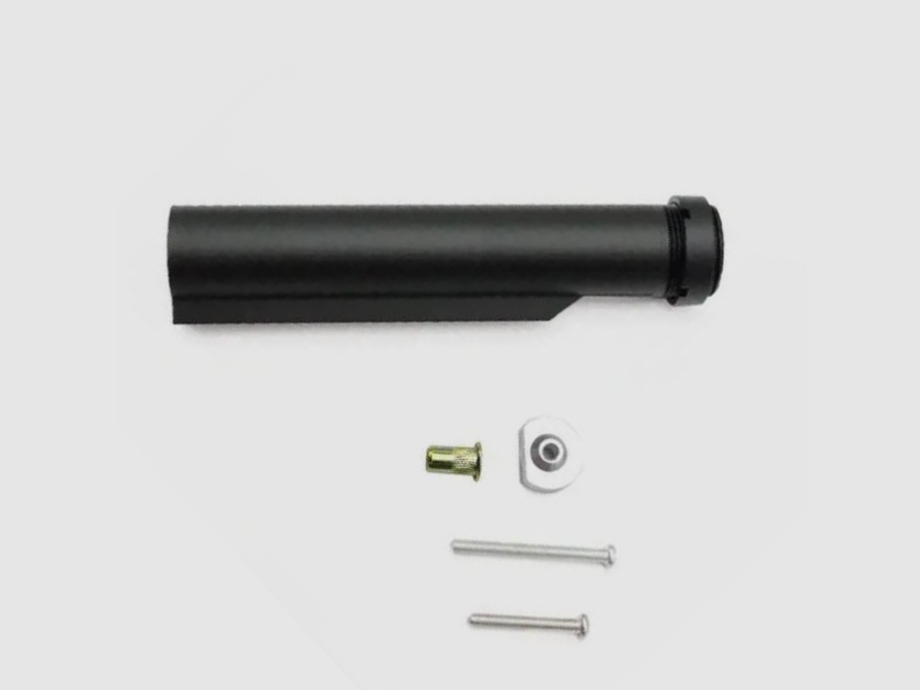 Stocktube für M4/AR, Metall (incl. Schraube & Konterstück) (BK)