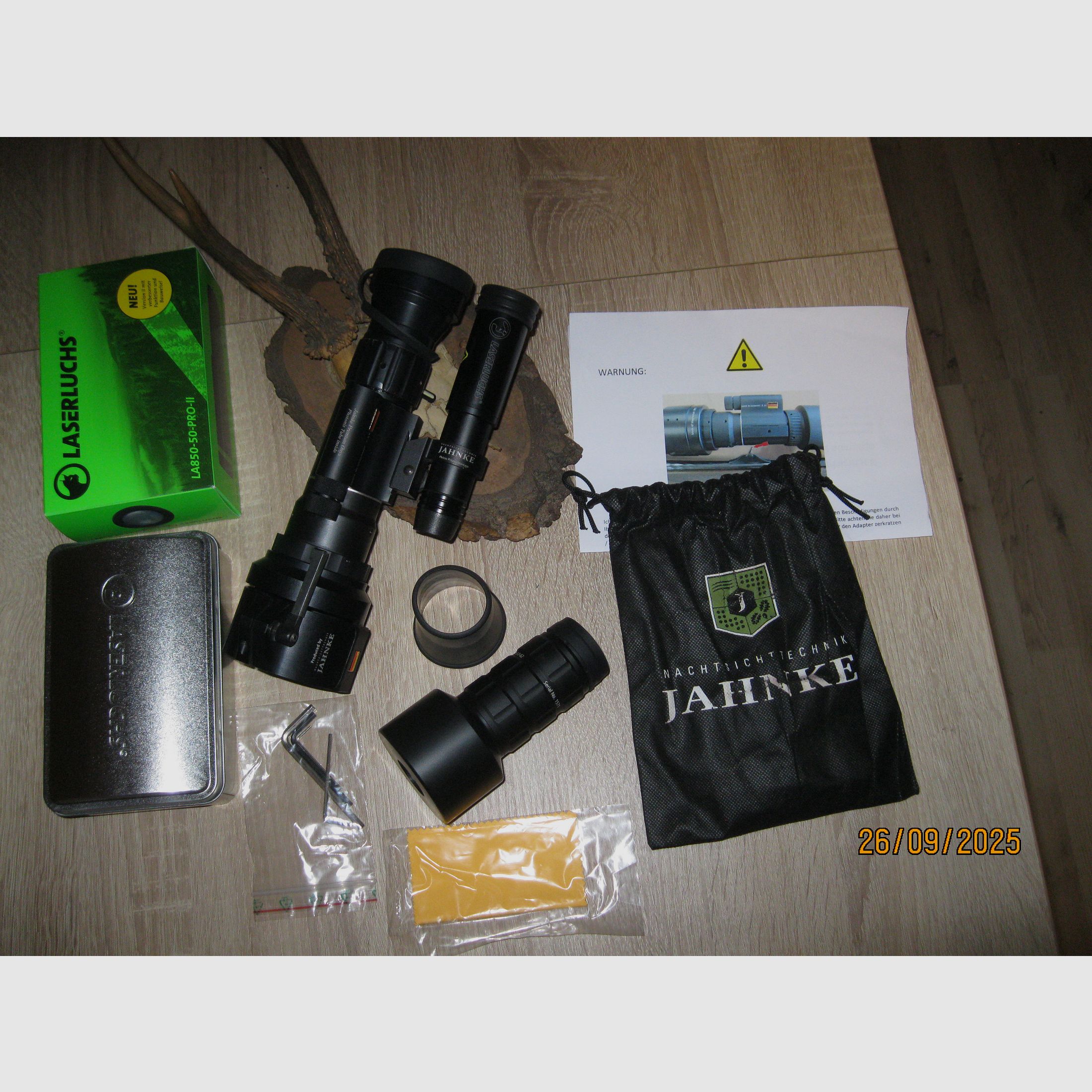 Night vision device Jahnke DJ-8 NSV Monochrome 1×48 Onyx. High quality.