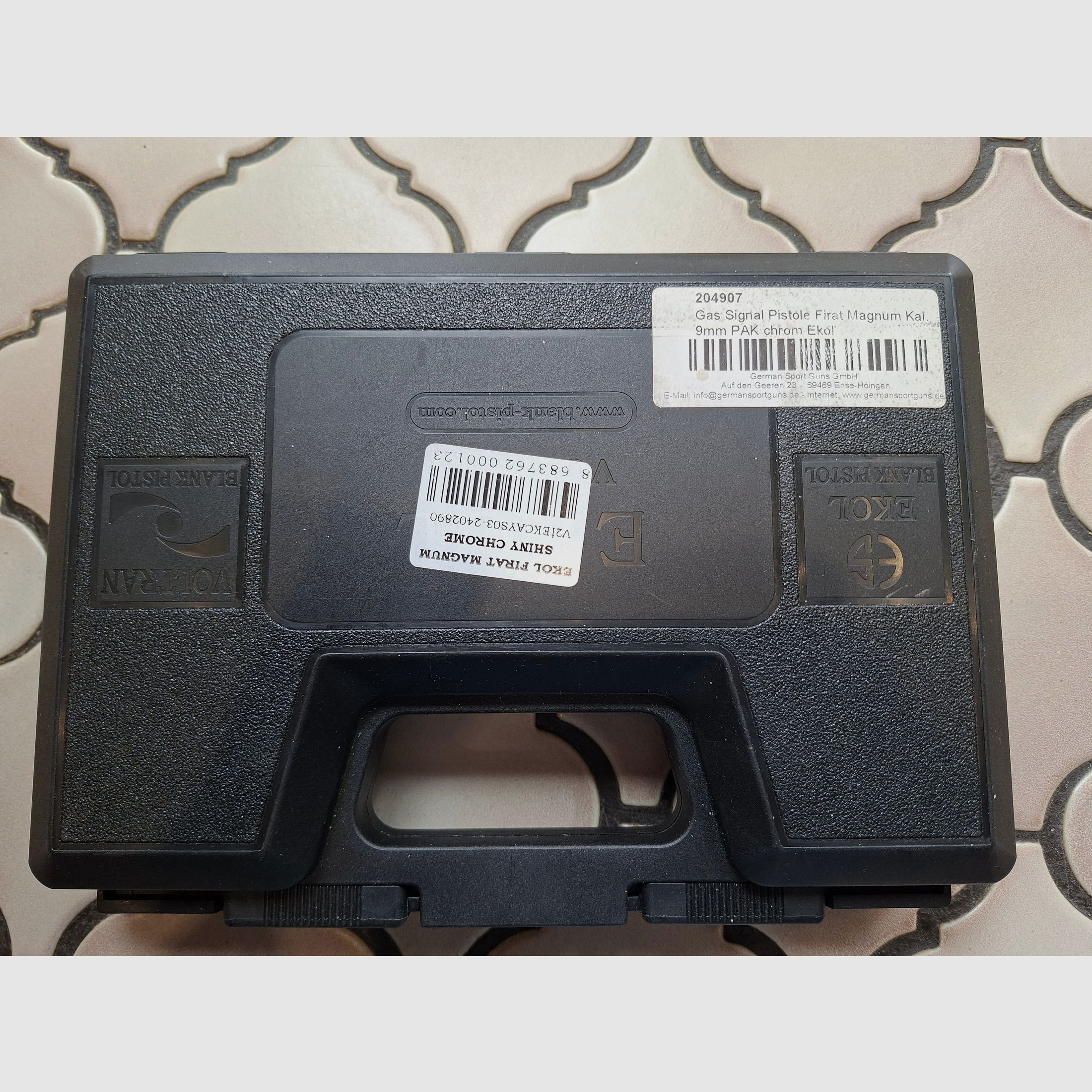 EKOL Firat Magnum Chrom 9mm P.A.K. - Gas Signal NEU !