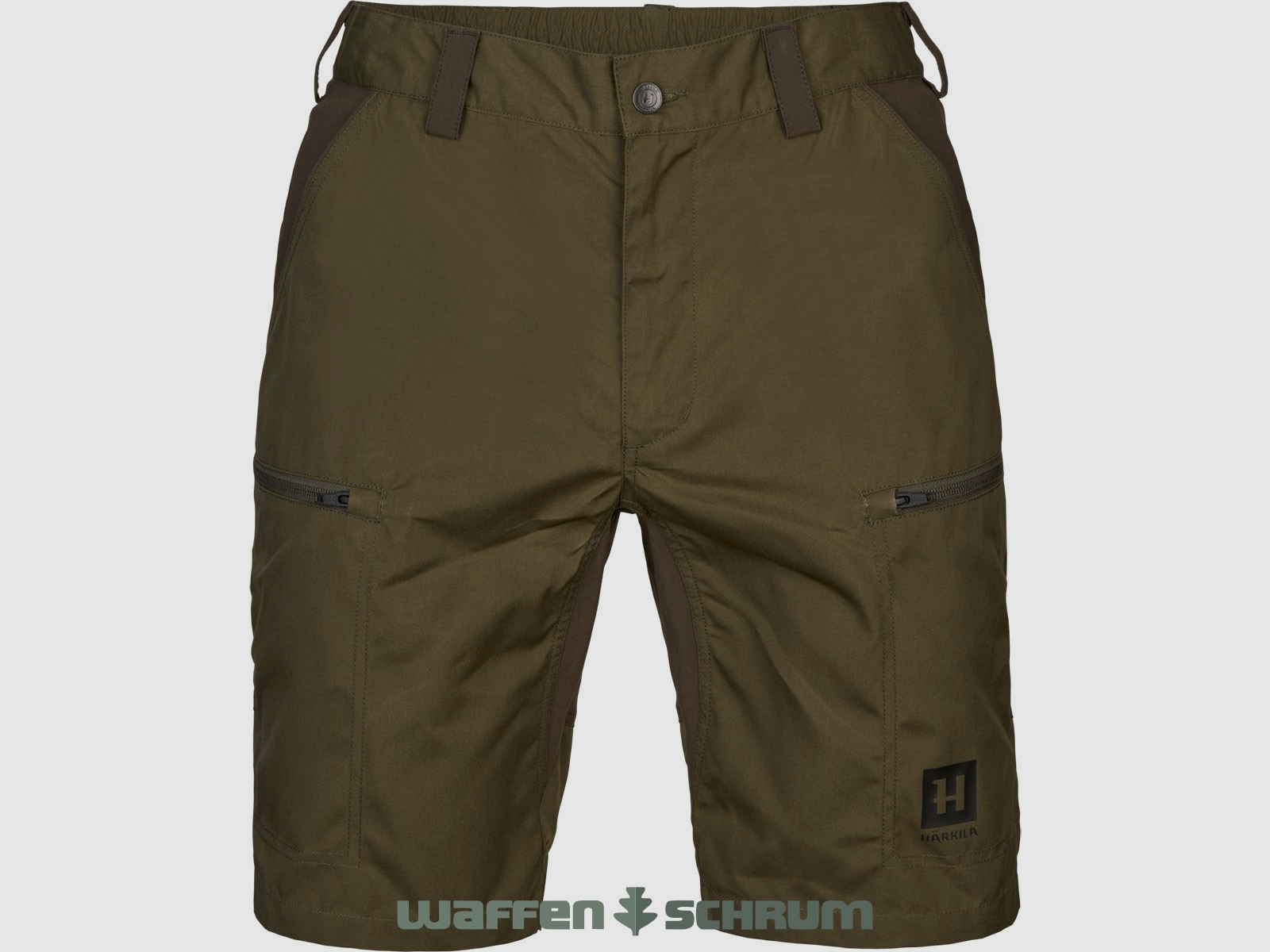 Pantalones cortos Härkila Fjell Verde Oliva Oscuro/ Verde Sauce