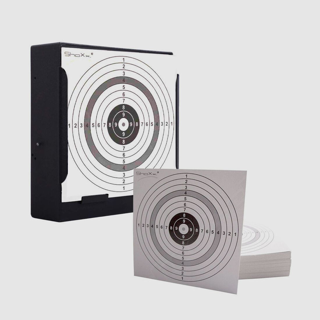 xxx Shoot-club-Spar-Set: Kugelfang & 100 Zielscheiben