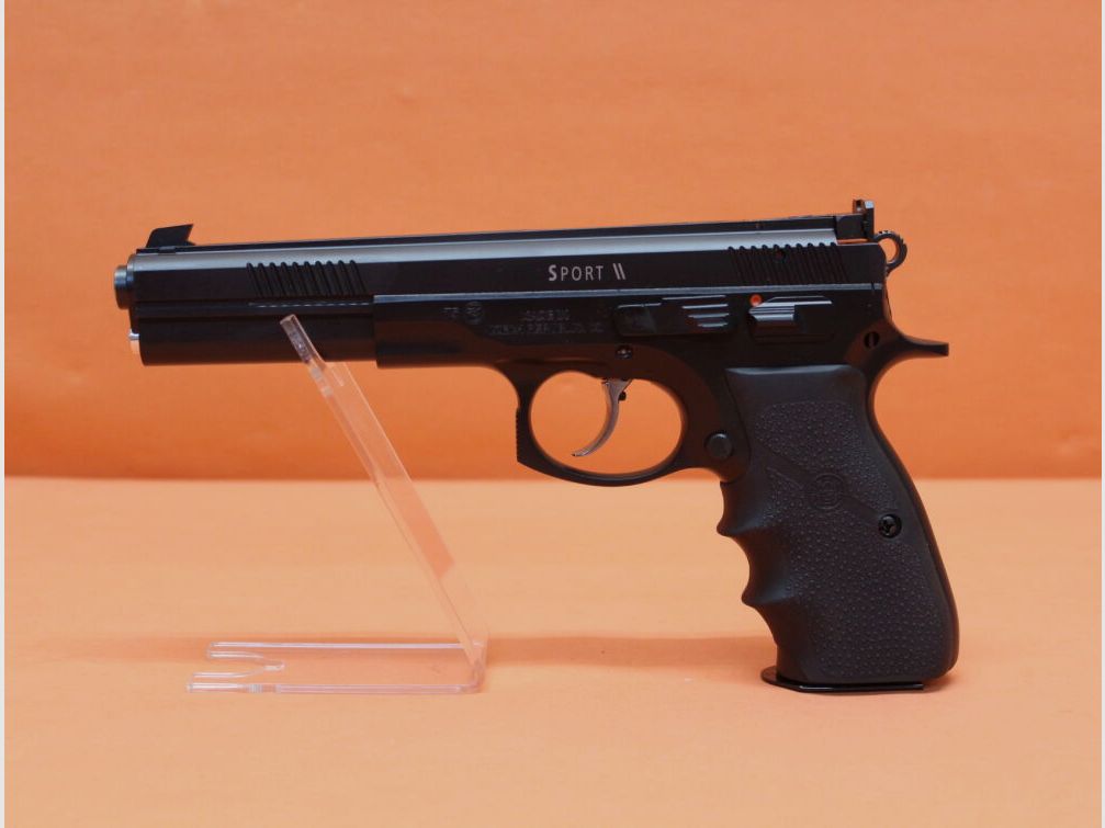 CZUB/ Weapons Oschatz Ha.Pistol 9mm Luger Weapons Oschatz CZ 75 Sport II DA/SA Trigger 6" Barrel/ Sport Sighting (9mm Para/9x19)