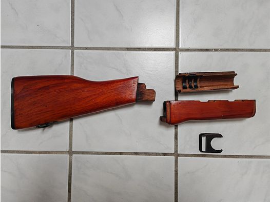 AK 47 / 74 Anbauteile Schaft / Stock& Vorderschaft / Hand Guard aus Holz