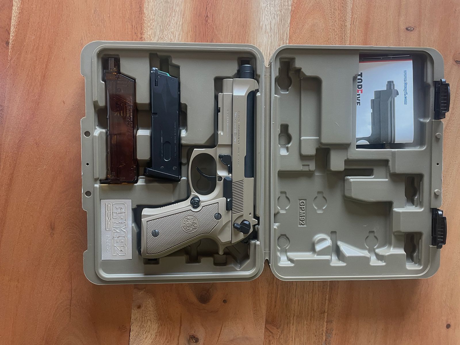 Beretta GBB (G&G GPM92) + Schalldämpfer