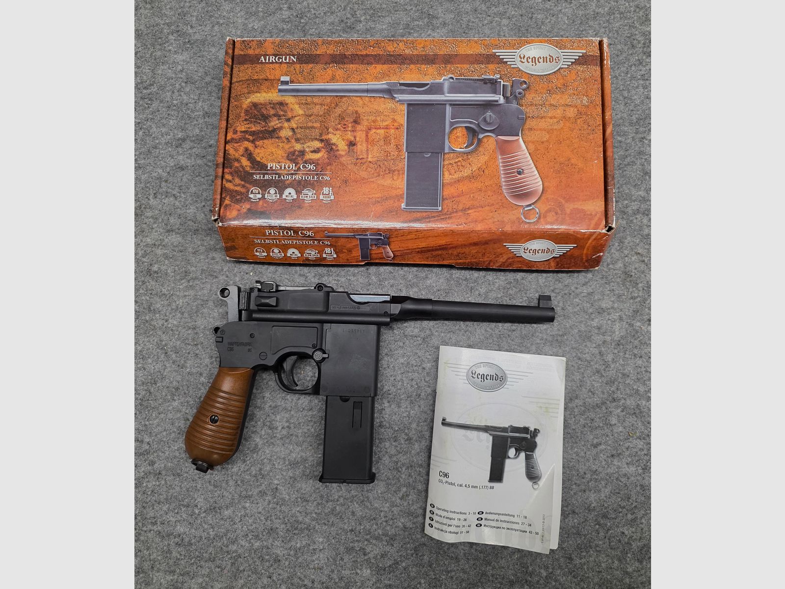 Umarex Legends co2 Pistole C96   Cal. 4,5 mm Stahl BB