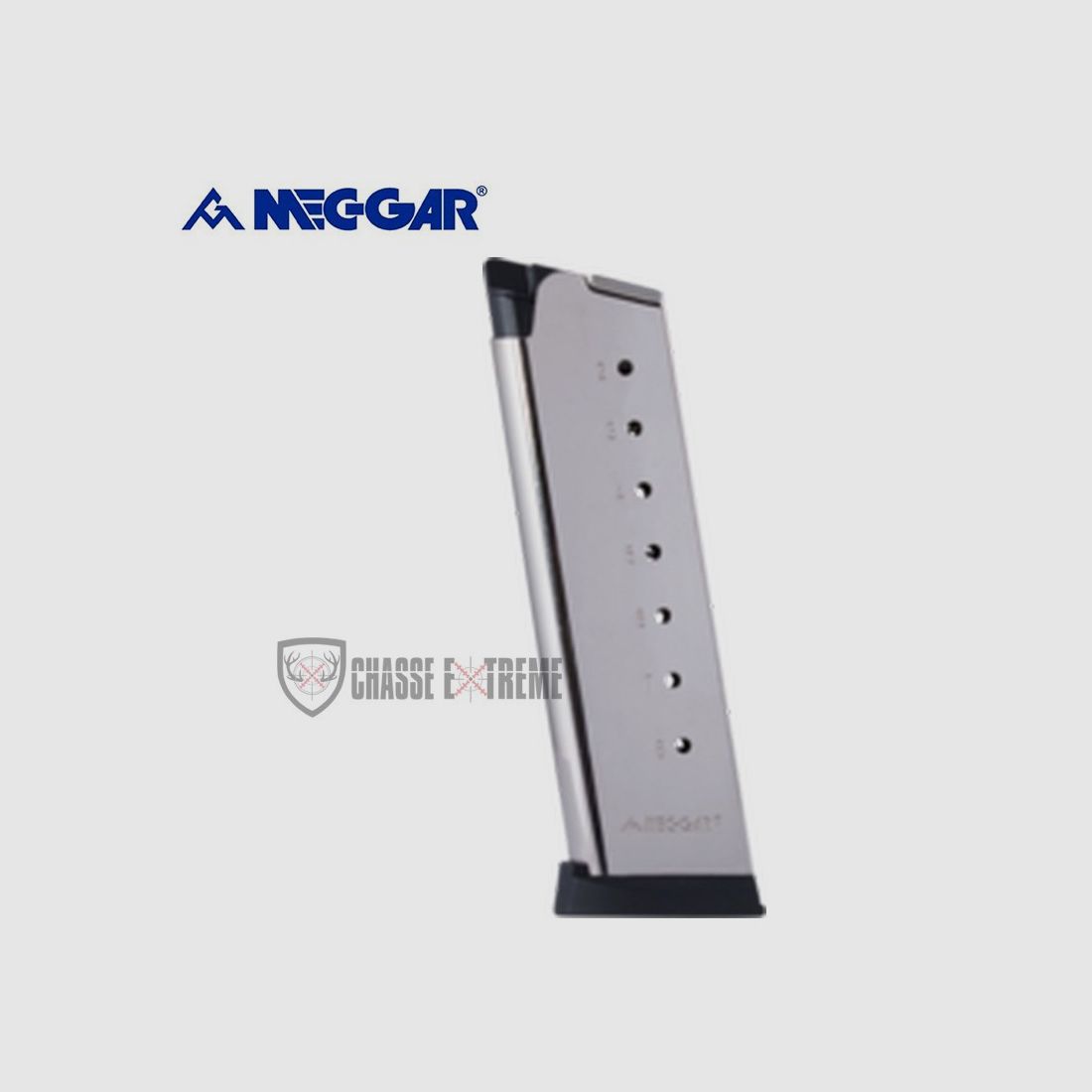 Magazin MEC-GAR Colt 1911 Full Size 45 ACP 8 Schuss Nickel