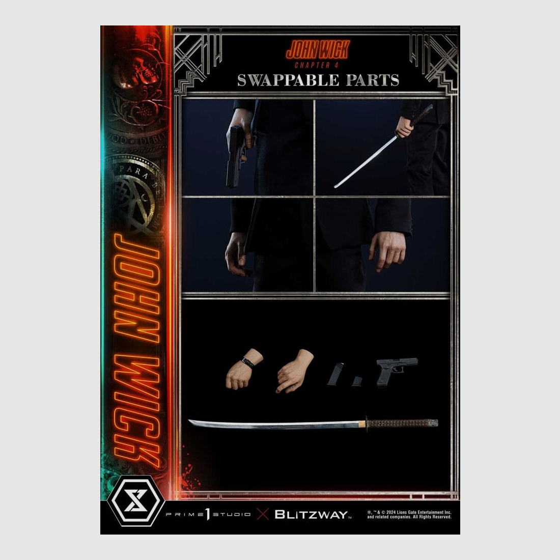 John Wick Chapter 4 Ultimate Premium Masterline Series Statue 1/4 John Wick Deluxe Bonus Version 54 cm | 43383