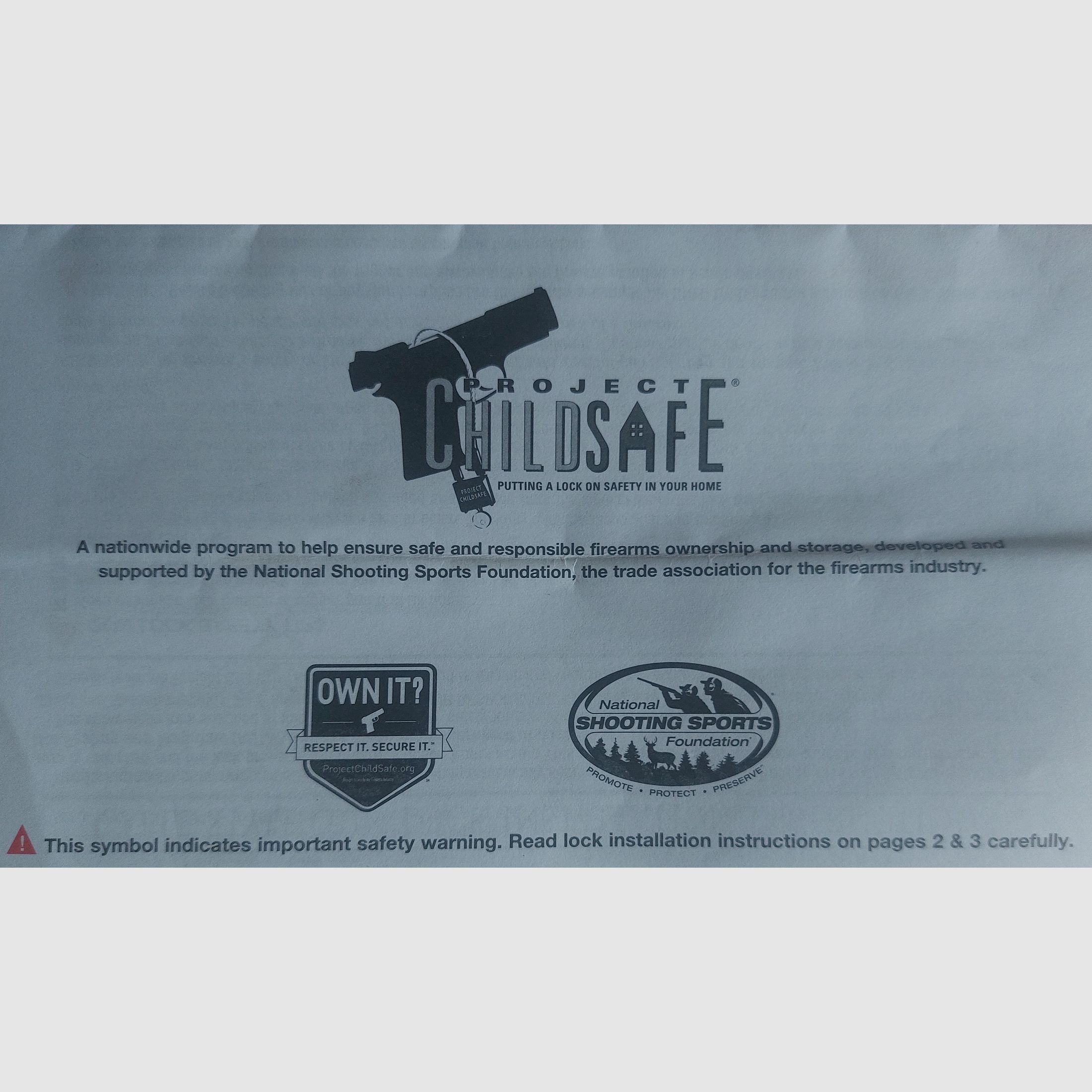 Waffensicherung Project Childsafe®