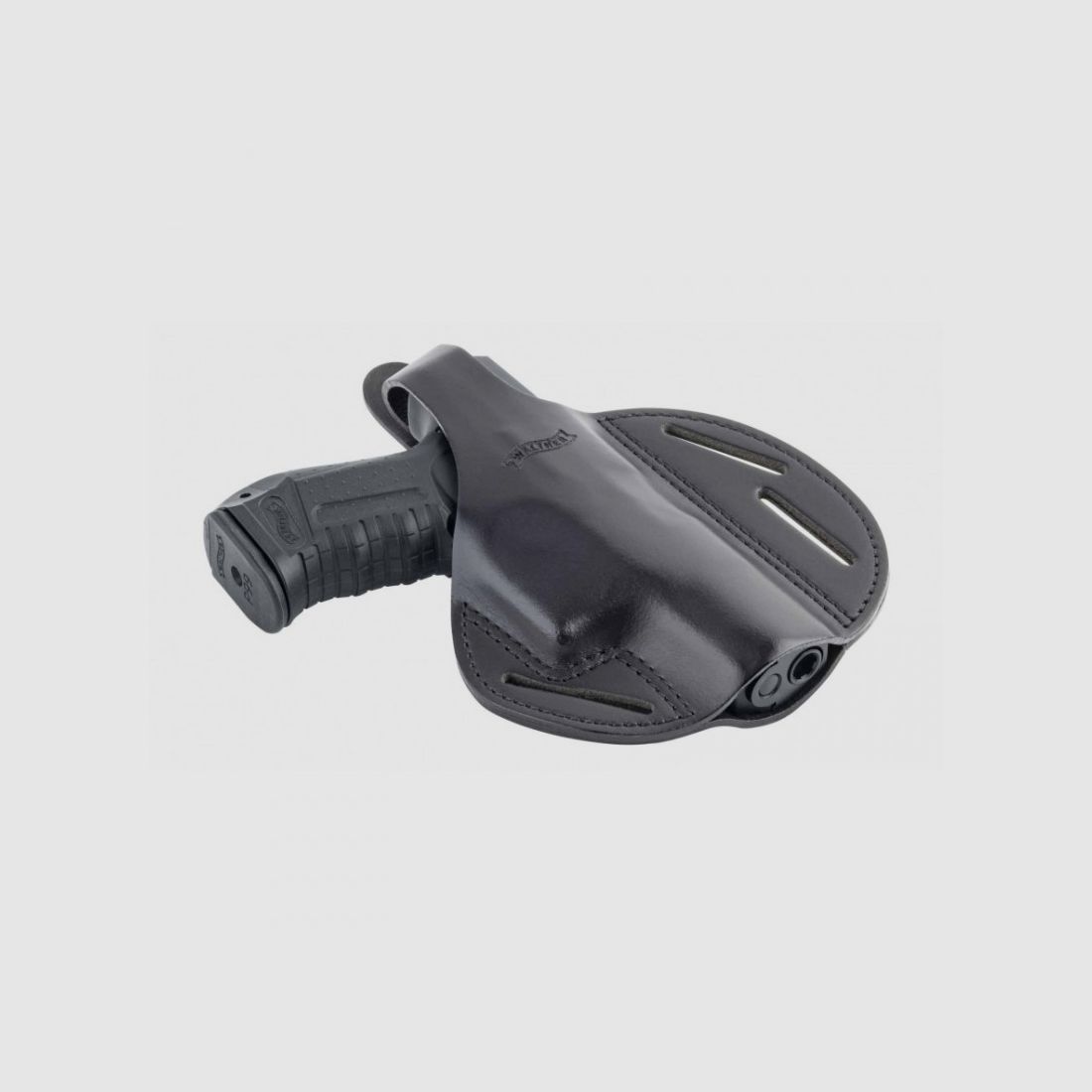 Holster aus Leder mit Retention und Riemen für WALTHER P99/H&K P30