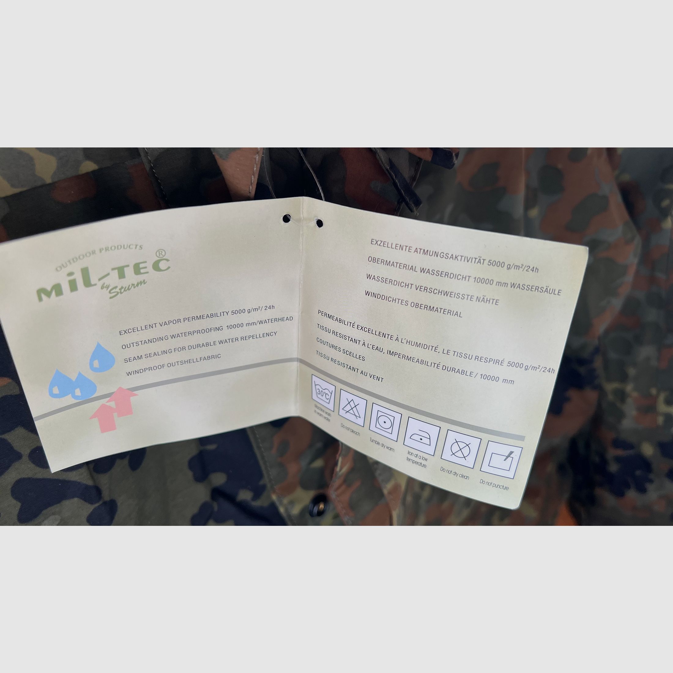 Mil-Tec BW Nässeschutzjacke