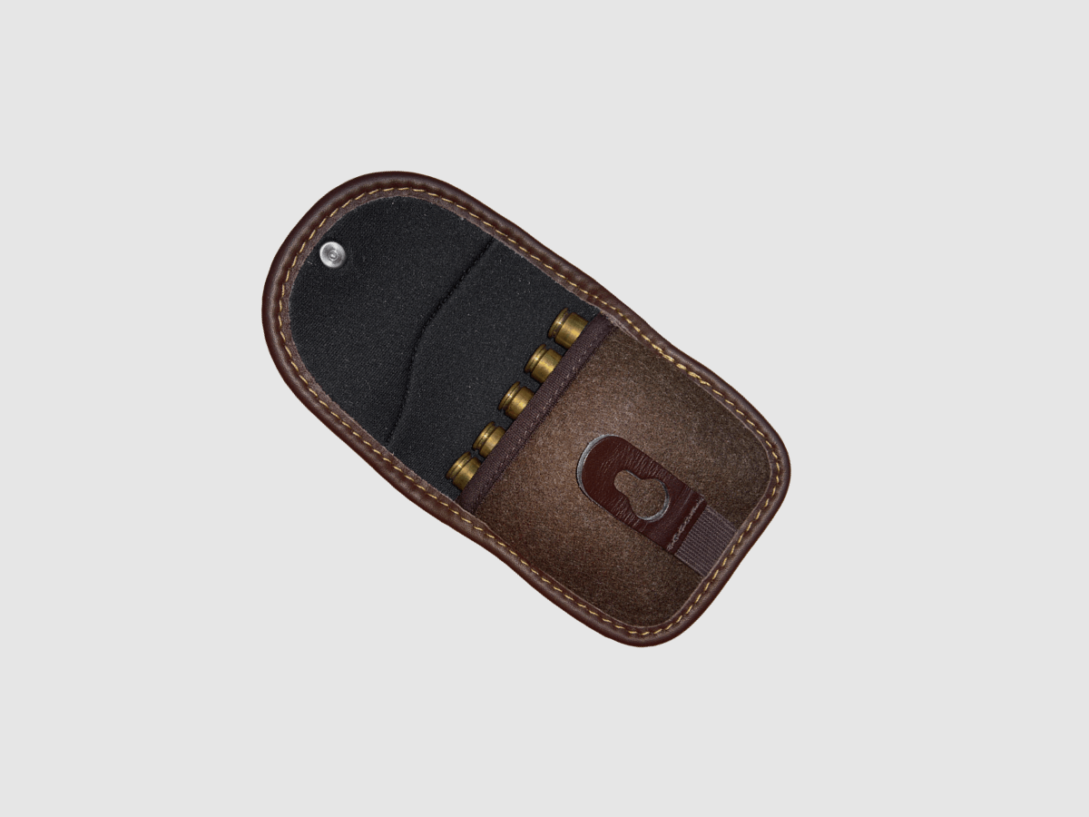 Niggeloh Patronenetui Classic Loden / federleicht für 5 Patronen