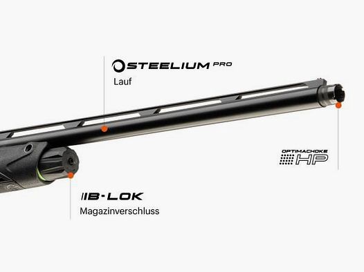 BERETTA Fucile semiautomatico >60cm Mod. AX 800 Suprema Black 9+1 12/89| LL76cm| OHCP| Kick Off
