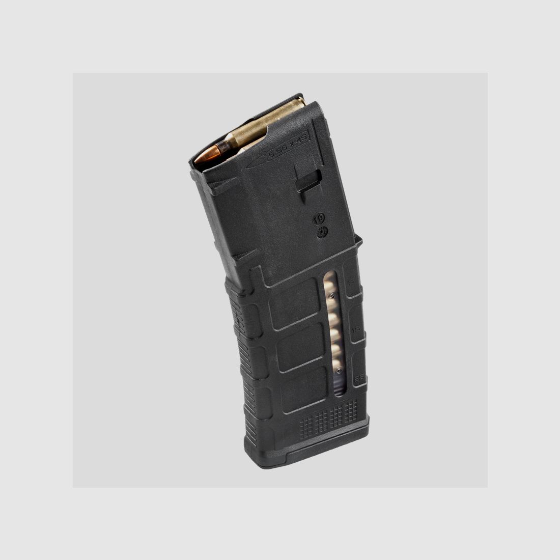Chargeur Magpul de 30 coups avec fenêtre pour AR15/M4 5,56/223 REM (MAG556 BLK PMAG 30 AR/MS Gen 2 Window 5.56x45)