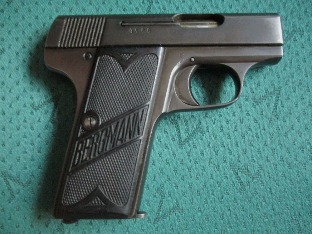 Pistola 6,35mm Bergmann Nr. 3 dalla collezione 3