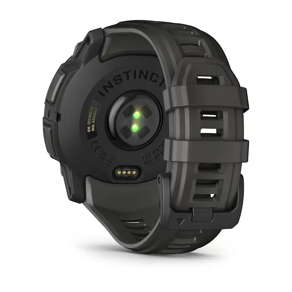 Garmin Instinct 3 – 50 mm, AMOLED – Black with Charcoal strap, image 3 of 6