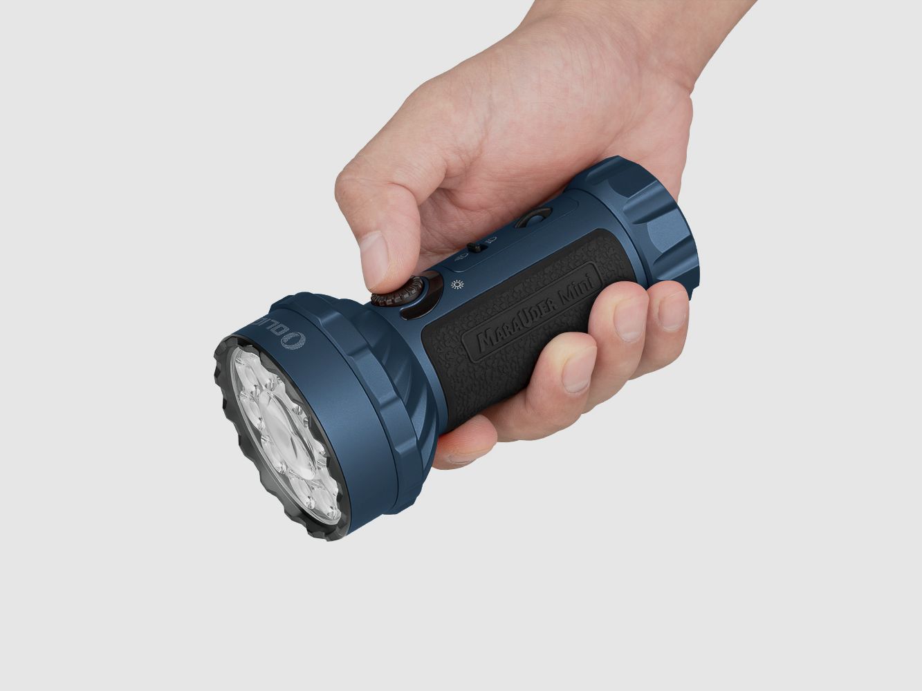 OLIGHT – MARAUDER MINI 2 POMARAŃCZOWY – 10000 LUMENÓW – ŁADOWALNY – NIEBIESKI NOCNY, zdjęcie 2 z 5