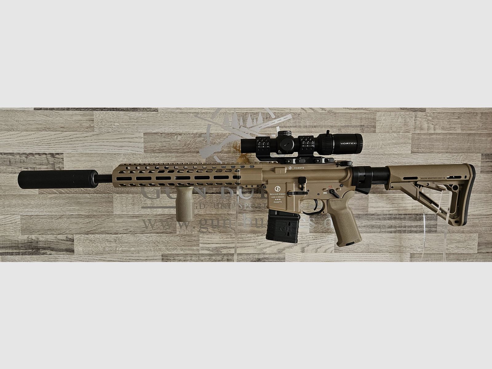 Schmeisser AR15 M4FL 14,5" FDE MAGPUL Kal. .223Rem - Compleetset - verzendkostenvrij - Nieuwe producten van de vakhandel