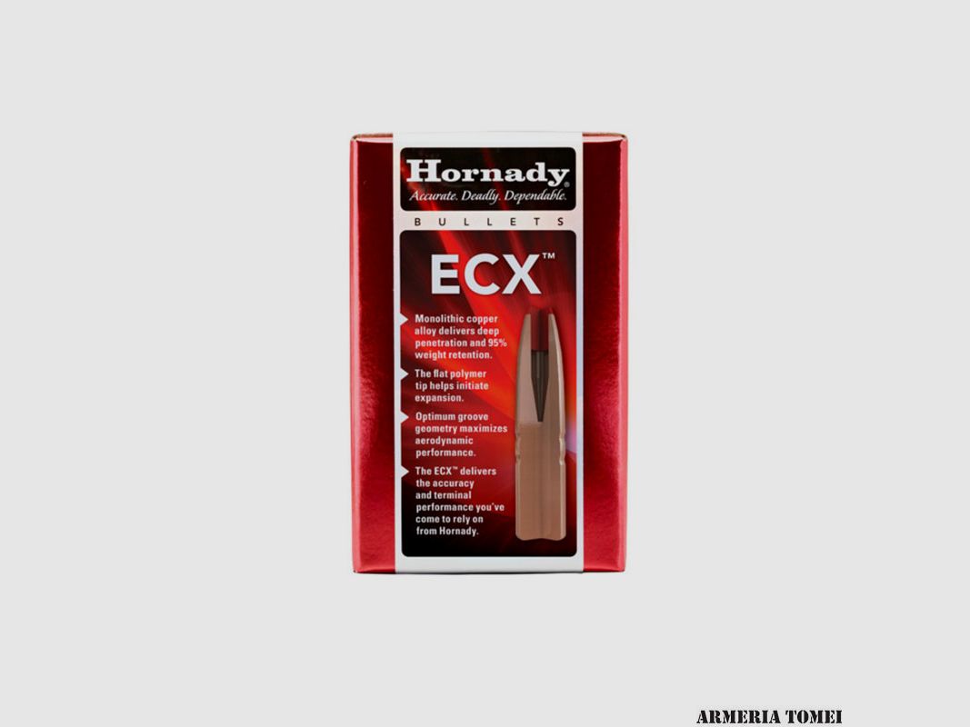 HERLAADBULLET – HORNADY – 9,3 mm .366 250 gr ECX™ -35614 (50 STK)