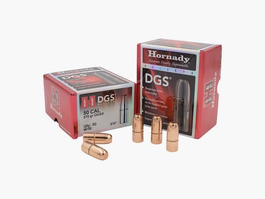 Hornady DANGEROUS GAME BULLETS .500/.510 570GR DGS – 50 pcs.