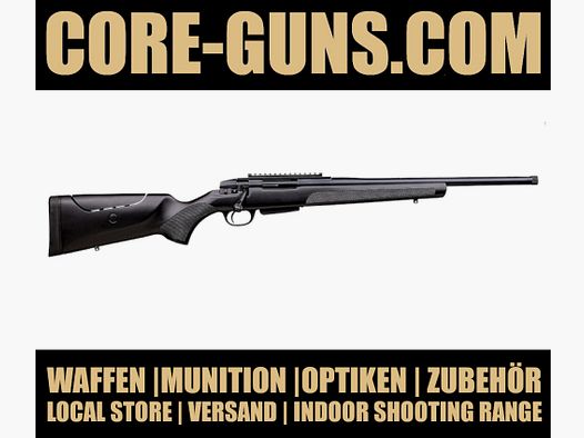 Brenner BR20 Polímero con culata ajustable Rifle de repetición 308Win 51cm de longitud del cañón incluido maletín y cargador adicional - Listo para cazar - PVP: 799€
