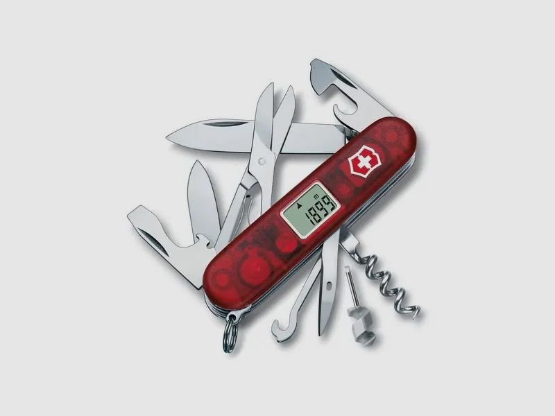 Victorinox Traveller rouge transparent couteau pliant