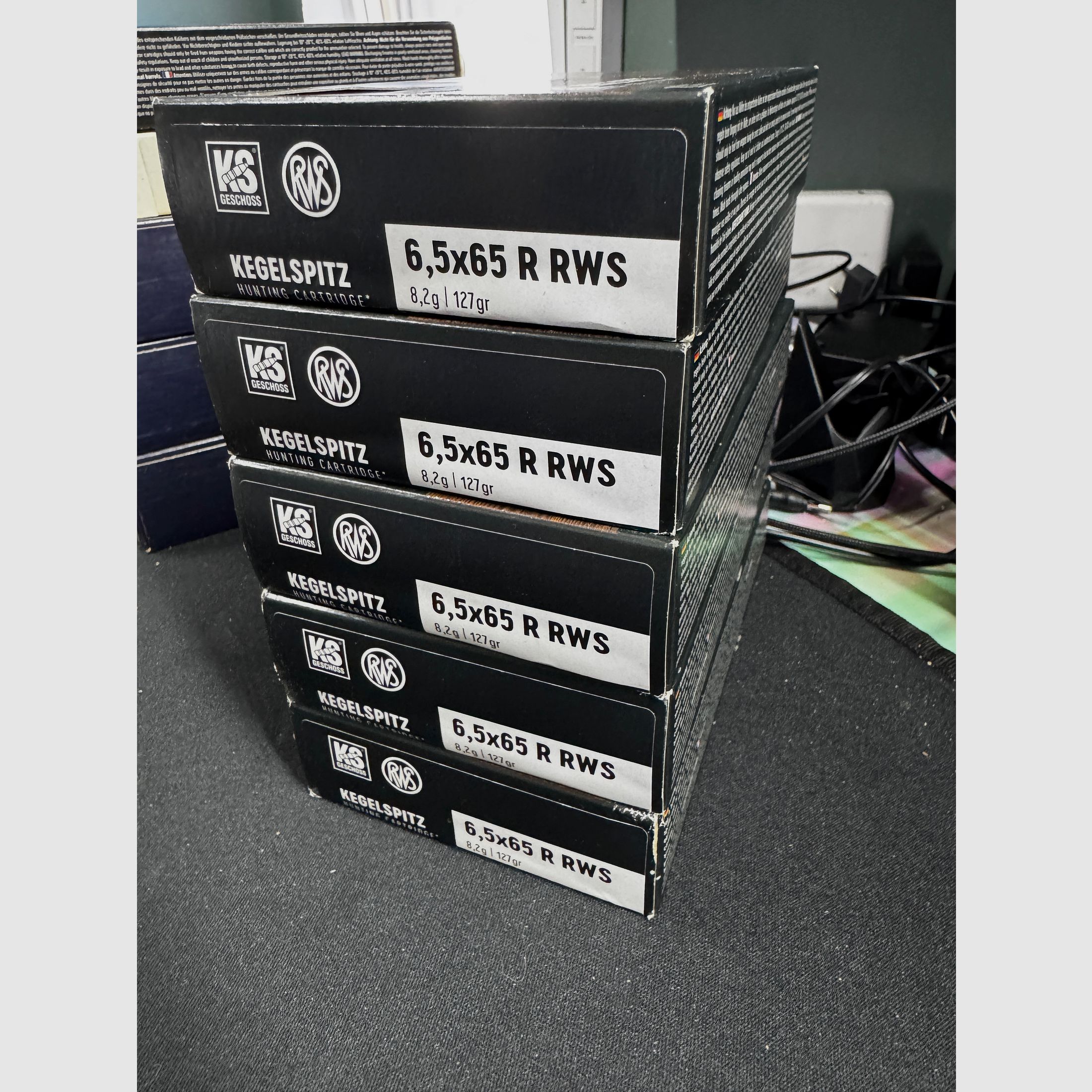 RWS 6,5x65 R Kegelspitz 8,2g/127grs.
