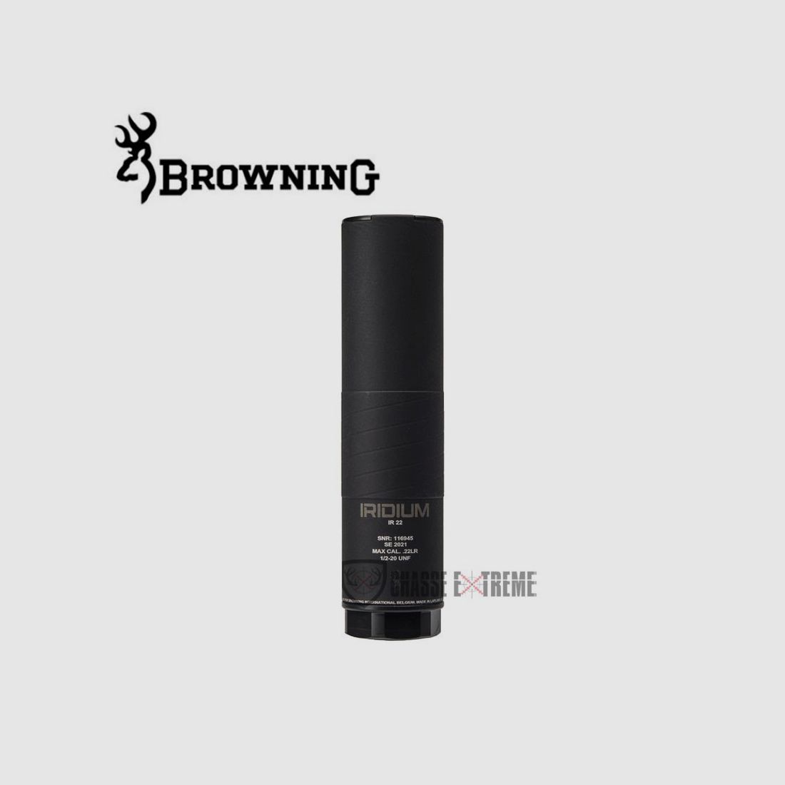 Schalldämpfer BROWNING Iridium IR22 1/2-28 Kal. 22LR