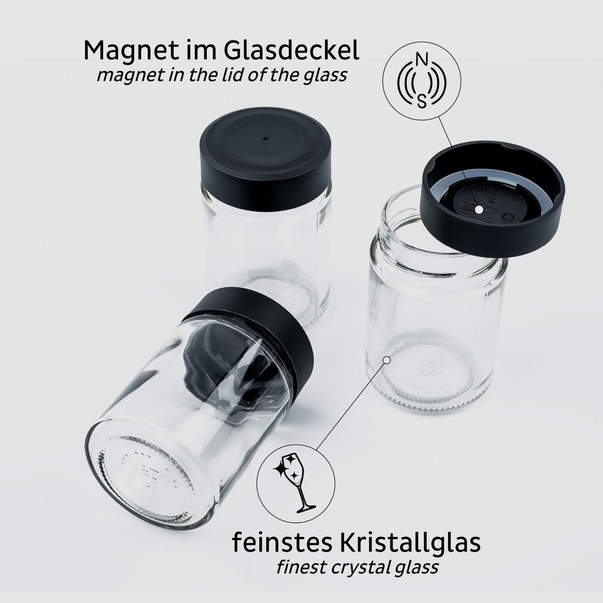Bicchieri Magnetici Classy, immagine 1 di 5