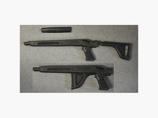 Pistolengriff-Klappschaft u. ventilierter Metall-Handschutz für 30M1 Carbine