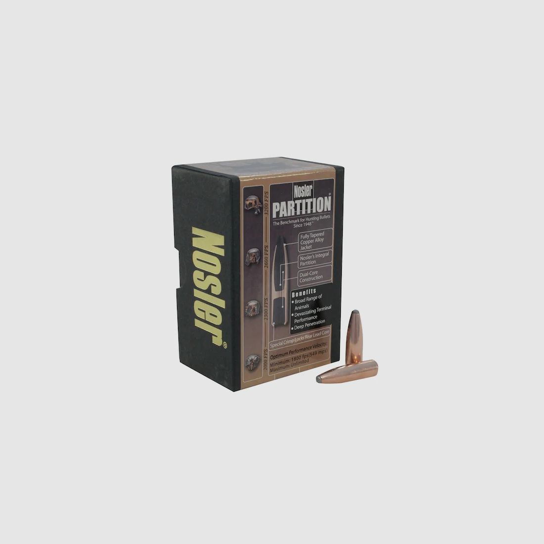 Nosler Geschoss Partition .30/.308 180GR PPT 50 Stück