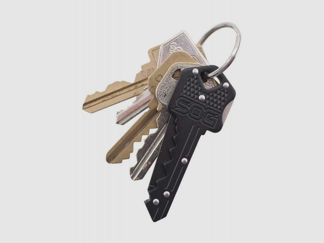 SOG Key Knife Schlüsselmesser, Schwarz