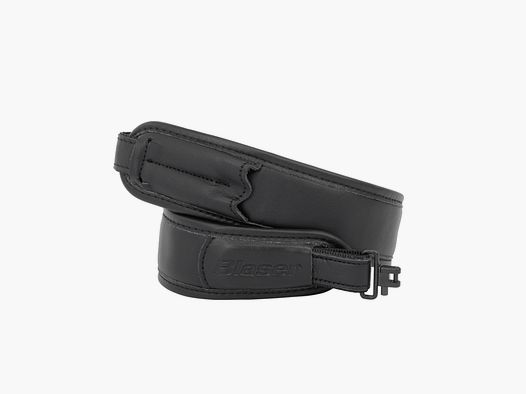 Blaser Gewehrriemen Leder Schwarz