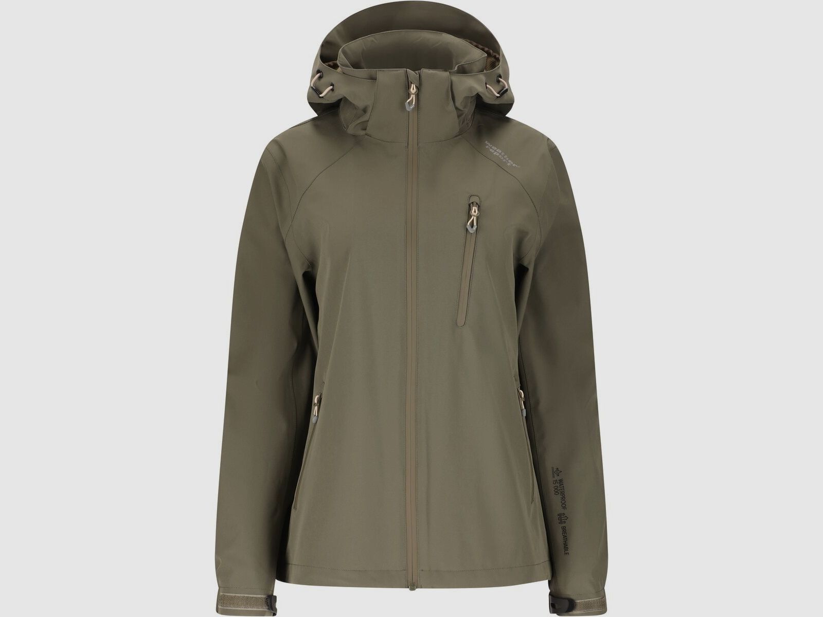 Weather Report Camelia W-Pro Women’s Rain Jacket, Olive 40