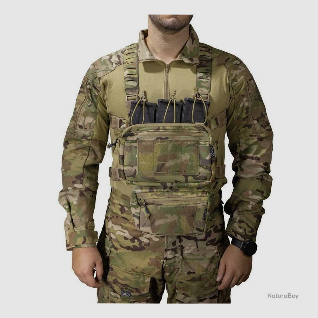 Chest Rig Corso Tactical Flint MK1 - Erweiterte Modularität - Komfort und Robustheit - Für das Gelände optimiert, Bild 5 von 5