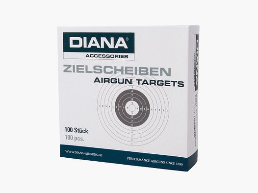 DIANA Zielscheiben 14x14 cm 100Stk - Airsoft | Druckluft