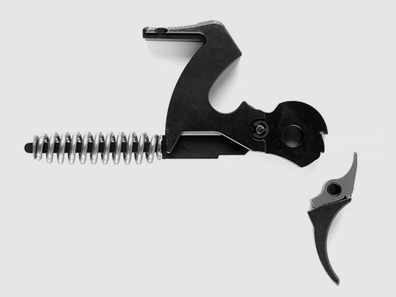 TIMNEY Abzug für MARLIN Lever Action Schwarz, Straight (gerades Abzugszüngel)