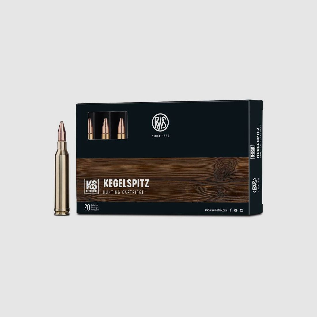 RWS 7mm Rem. Mag. KS 10,5g/162gr, Bild 1 von 3