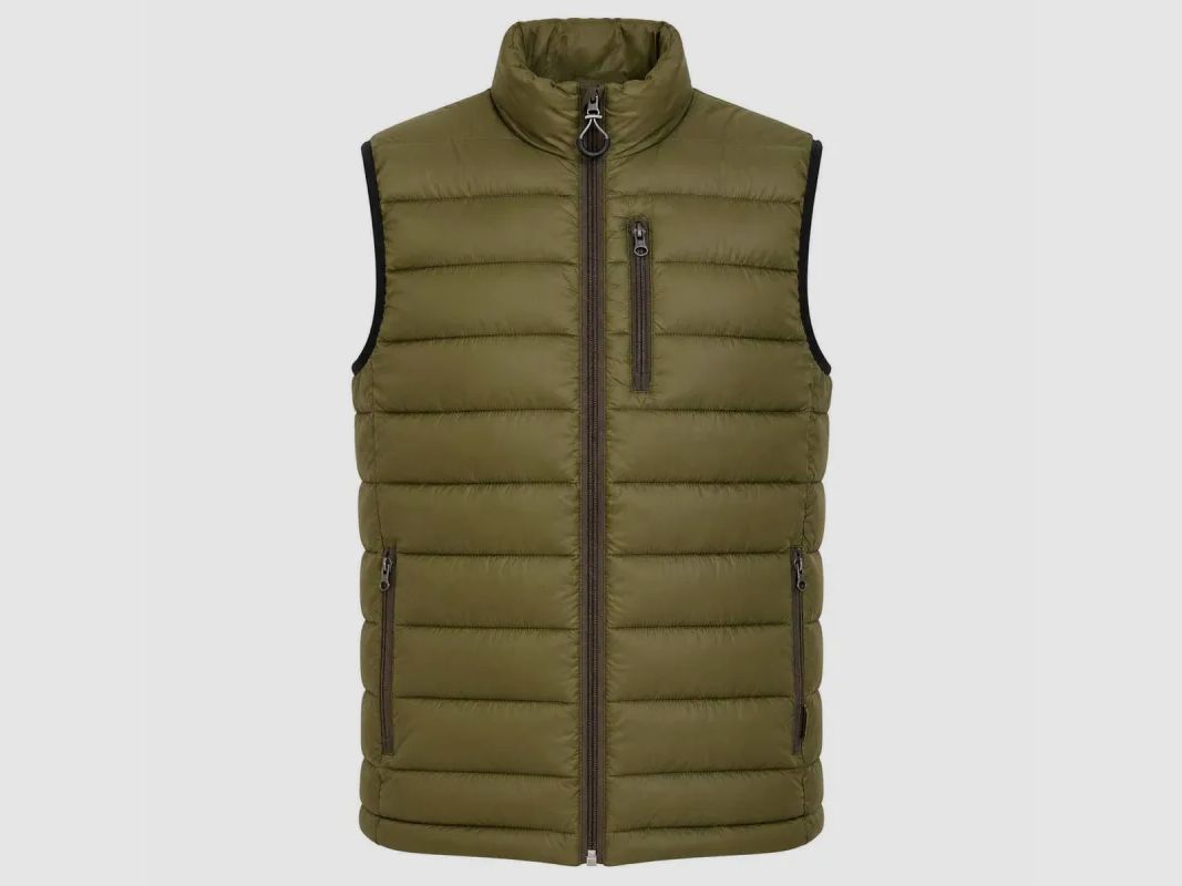Ärmellose Polyamid-Daunenjacke khaki M bis 2XL, Bild 2 von 15