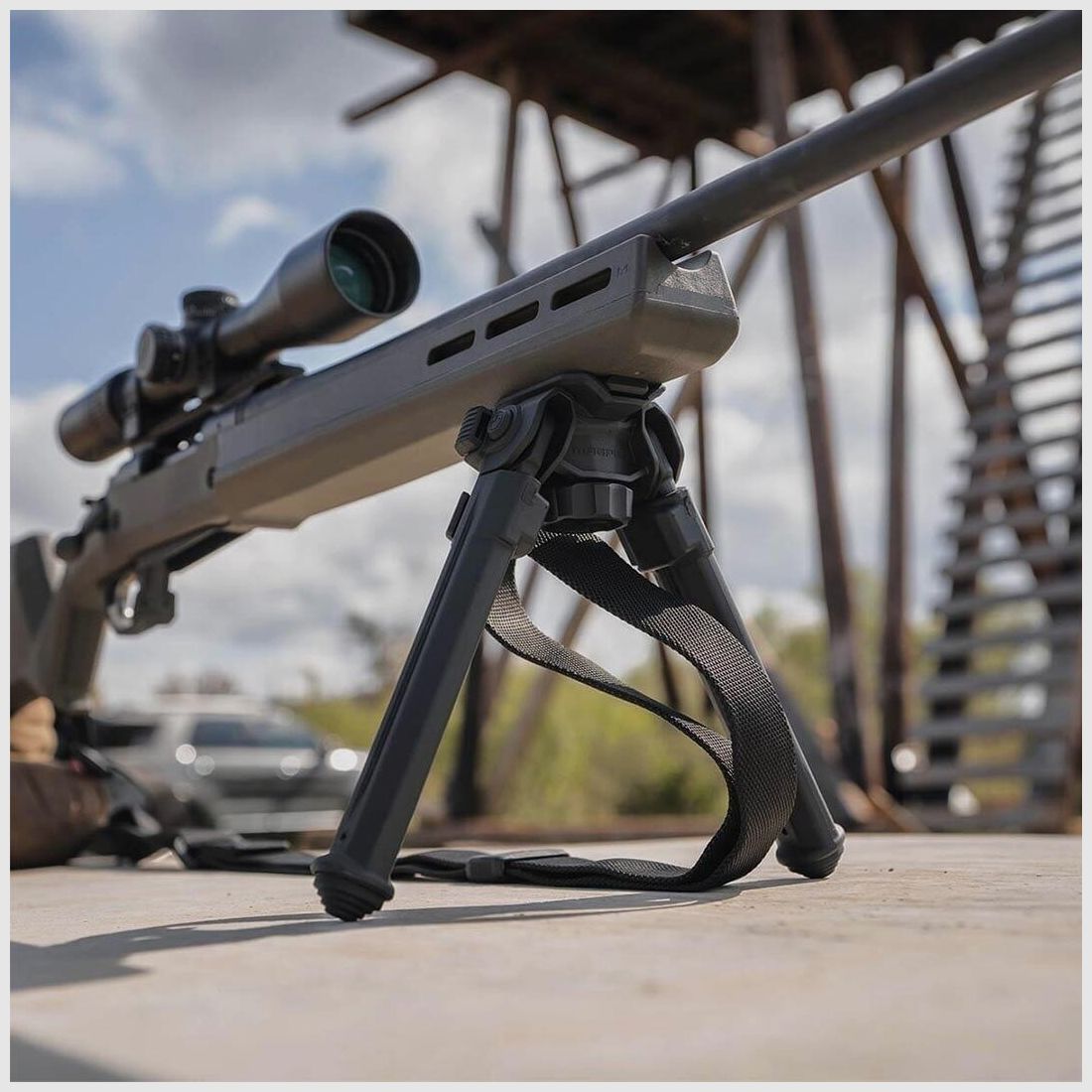 MOE bipod zwart, afbeelding 5 van 6