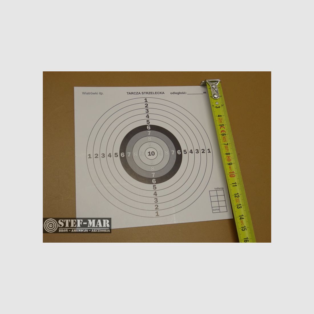 Dianas de tiro 14x14 cm 50 unidades 100 unidades cartón grueso [X2538], imagen 4 de 5