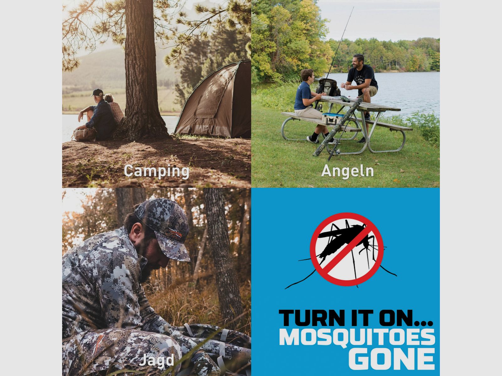 THERMACELL Mückenabwehr Nachfüllpackung Jagd 48 Stunden