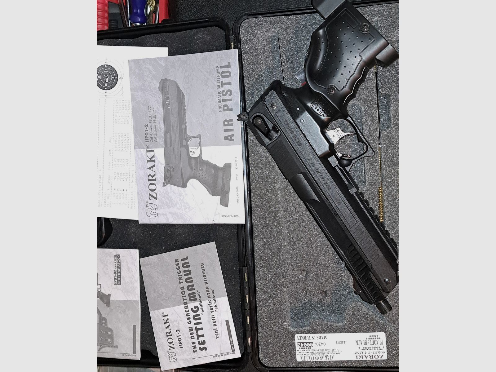 Zoraki HP01 4.5mm with silencer thread